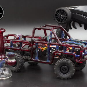 product glass pipe 210000030060 00 | Big Lake Glass Red and Blue RC Truck with Rig