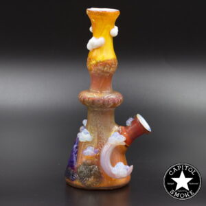 product glass pipe 210000030066 00 | Orange Rig w/ Mountain