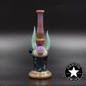 product glass pipe 210000032173 00 | Bonelord Teal Glass Horn Rig
