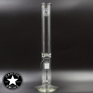 product glass pipe 210000032775 00 | OJ Flame Double Gridded Inline Straight Tube Smoke Grey Trim