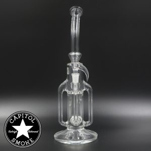 product glass pipe 210000034289 00 | 2k Glass Art Recycler Double Line Clear