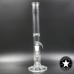 product glass pipe 210000034295 00 | 2k Glass Art Doubleline w/3 points Splash Clear