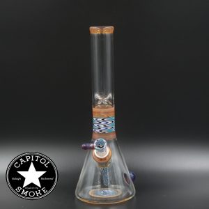 product glass pipe 210000034479 00 | TKO Worked Beaker w/ 4-Hole Slide and Matching Downstem