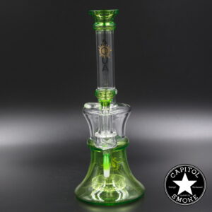 product glass pipe 210000034829 00 | Aqua 14G Banger Hanger to Fixed Low Pro Puck Perc Green