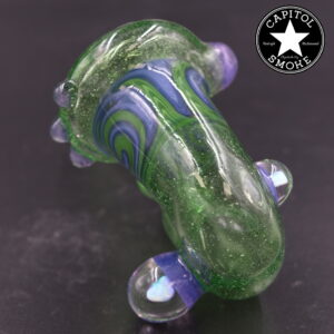 product glass pipe 210000038570 00 | The Real McCoy Green & Purple Sherlock