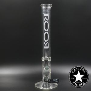product glass pipe 210000039120 00 | Roor 18" 50x5 Straight Collector Series White w/ Smoke Downstem Set