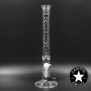 product glass pipe 210000039124 00 | Roor 18" 45x5 Straight Collector Series Black w/ White Downstem Set