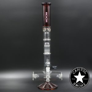 product glass pipe 210000039151 00 | Roor Tech 18" Inine w/ Tree Perc Amber/White