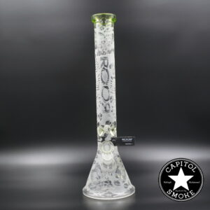 product glass pipe 210000039542 00 | ROOR Ltd. 18" Beaker 50x5 Green Goddess