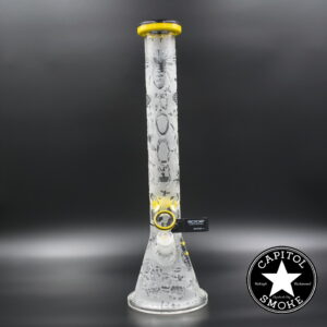 product glass pipe 210000039543 00 | ROOR Ltd. 18" Beaker 50x5 Honey Bee