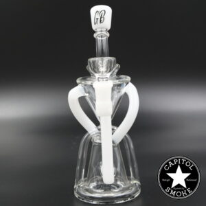 product glass pipe 210000039831 00 | Green Bear White Double Drain Recycler