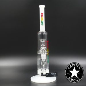 product glass pipe 210000040477 00 | Roor Tech 2 Barrel Stemless White / Rasta