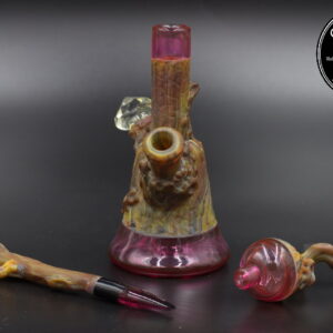 product glass pipe 210000040488 00 | Magism Gold Ruby/Woodtech Faceted Set