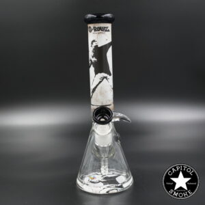 product glass pipe 210000041409 00 | 12" Banksy Design Waterpipe - Flower Toss
