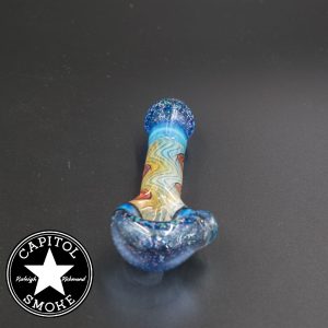 product glass pipe 210000042789 00 | Jefe Large Blue and Red Wave Spoon Pipe