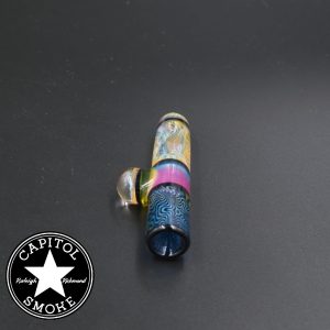 product glass pipe 210000042901 00 | Jefe Blue Design, Pink, and Orange One Hitter