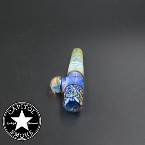 product glass pipe 210000042903 00 | Jefe Blue Design, Purple, and Orange One Hitter