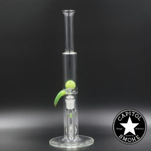 product glass pipe 210000043635 00 | IV Glass 18mm Green Color Inline Straight Tube