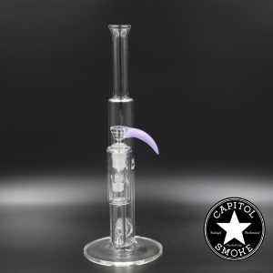 product glass pipe 210000043649 00 | IV 15" Purple GlassTube With Ash Catcher
