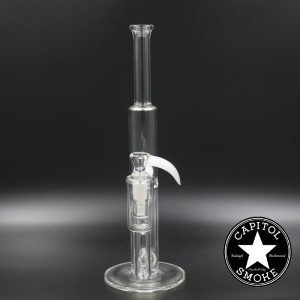 product glass pipe 210000043665 00 | IV 15" White GlassTube With Ash Catcher