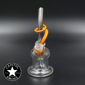 product glass pipe 210000043771 00 | Cambria Orange and Grey Glass Rig