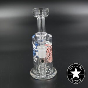 product glass pipe 210000044074 00 | Sector Glass x Keebler Red, White and Blue Glass ISO Commuter Rig