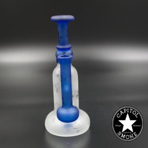 product glass pipe 210000044093 00 | Sika Glass Capitol Smoke Rig Colored Blue w/ Marble
