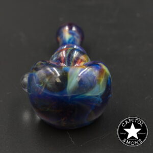 product glass pipe 210000044362 00 | Gilyum Dark Blue Glass Chaos Handpipe