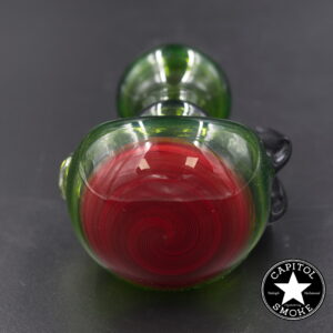 product glass pipe 210000045107 00 | G-Check Red and Green Worked Spoon