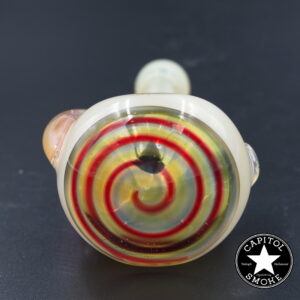product glass pipe 210000045147 00 | G-Check Yellow and Pink Horned Worked Spoon