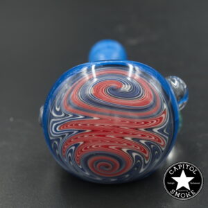 product glass pipe 210000045155 00 | G-Check Blue with Bee Bubble Worked Spoon