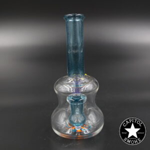 product glass pipe 210000045210 00 | Naptime Glass 10mm Blue Stardust w/ Mushroom