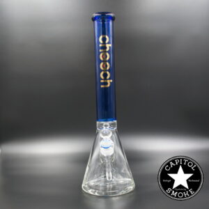 product glass pipe 210000045696 00 | Cheech Blue 18" Logo Beaker