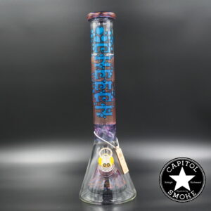 product glass pipe 210000045712 00 | Cheech Purple and Blue 17" Beaker in Beaker