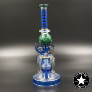 product glass pipe 210000045967 00 | Cheech Glass Blue 9" Hoplite/ Spartan Soldier Rig