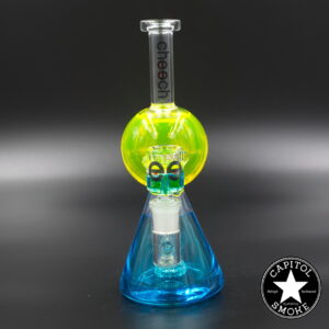 product glass pipe 210000045969 00 | Cheech Yellow and Blue Double Glycerin Rig
