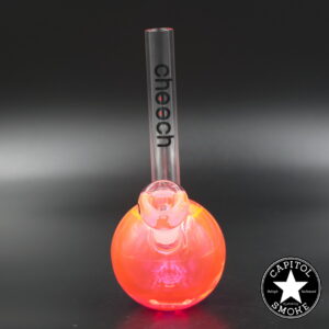 product glass pipe 210000045971 00 | 8" Long Neck Neon Orange Glycerin Ball w/ Perc