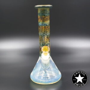 product glass pipe 210000046007 00 | OG Tubes Rose Skeleton Etched Fumed Beaker