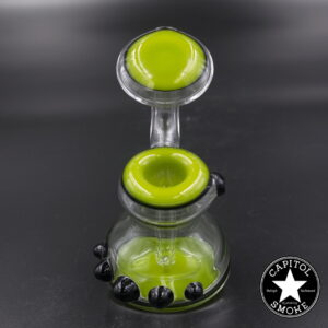 product glass pipe 210000046014 00 | Ross Glass Green Satelite Bubbler