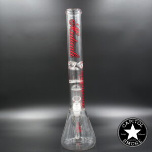 product glass pipe 210000046369 00 | Medicali Red 18" 14mm Tree Perc Beaker Bottom Tube