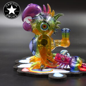 product glass pipe 210000046535 00 | Toucan Rig w/Carb Cap and Dab Mat set- by RJ Glass