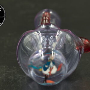 product glass pipe 210000046867 00 | Future Glass Purple and Red Spoon w/ Millie