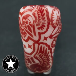 product glass pipe 210000046875 00 | Thinkboro Blue and Red Deep Carved