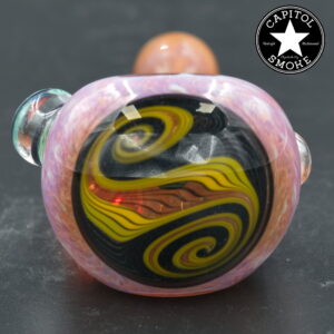 product glass pipe 210000046932 00 | G-Check Pink and Orange with Blue Marble HP