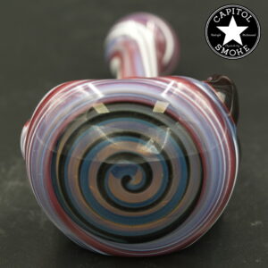 product glass pipe 210000046934 00 | G-Check Red, White, and Blue and Dark Amber Horned HP