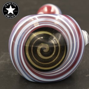 product glass pipe 210000046936 00 | G-Check Red, White, and Blue with Back Swirl HP