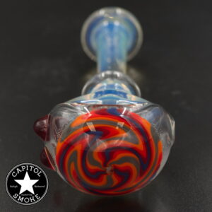 product glass pipe 210000047040 00 | Danyl Britts Clear and Red Worked Spoon