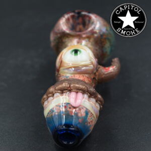 product glass pipe 210000047298 00 | Plug A Nug Electroformed Bronze Teeth and Horn Cyclops HP