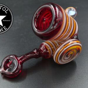 product glass pipe 210000047316 00 | Logi Worked Red Sherlock w Opal