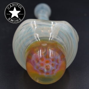 product glass pipe 210000047324 00 | Plug A Nug Lg. Yellow with Orange Honeycomb Inside Out HP